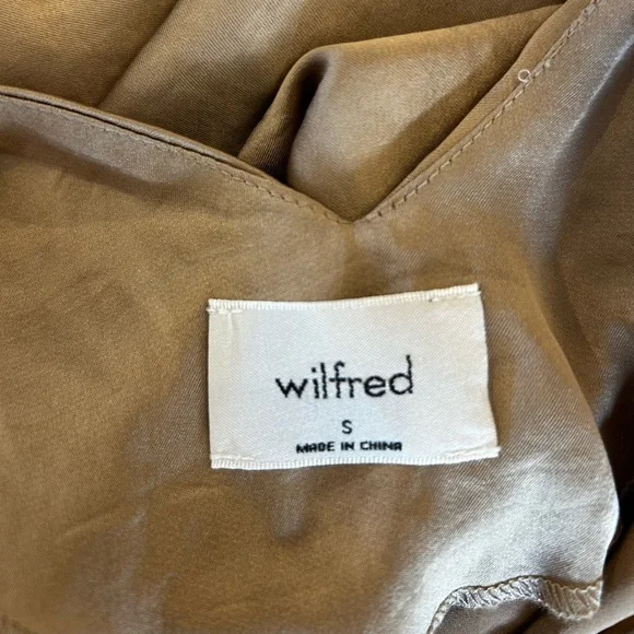 WILFRED Only Slip Satin Maxi Dress | Champagne | Small - Picture 8 of 11